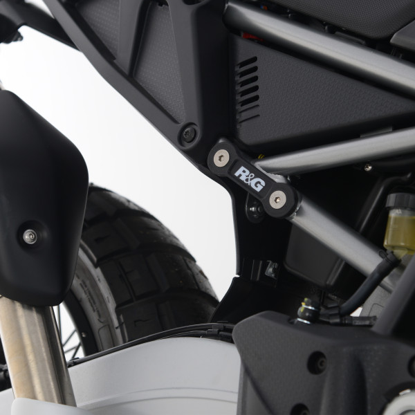 R&G Rear Foot Rest Blanking Plates for the Aprilia Tuareg 660 '22- (Pair)